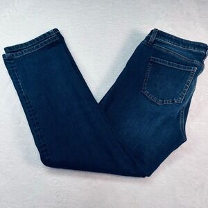 Liverpool The Straight Jeans Womens 8P‎ Blue Corvus Dark Petite